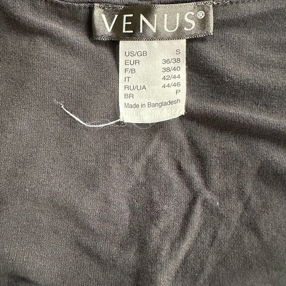 Venus black maxi dress high side slits size small - Picture 9 of 9